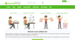 Desktop Screenshot of cashbackzilla.com